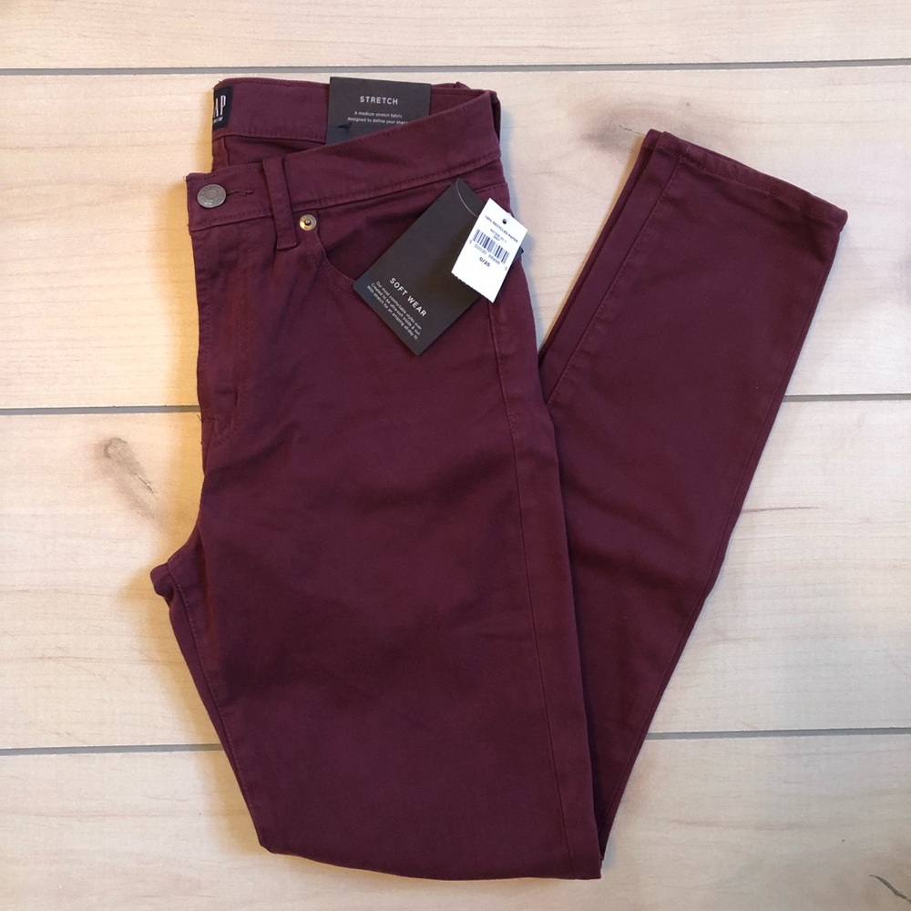 GAP Sz 0/25 High Rise True Skinny Soft Wear Jeans